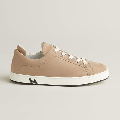  Hermes Kid Sneaker Beige Camel