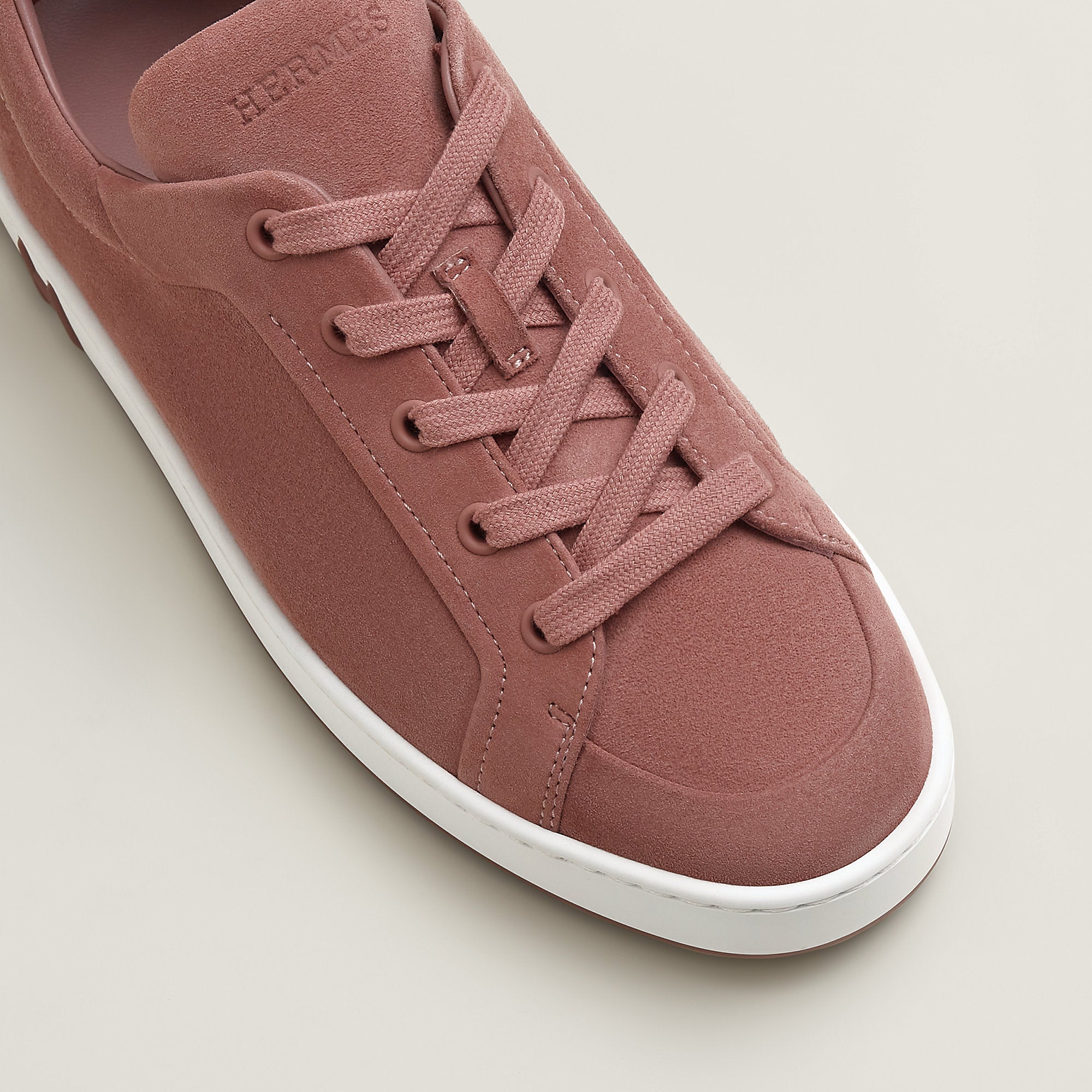  Hermes Kid Sneaker Rose Antique
