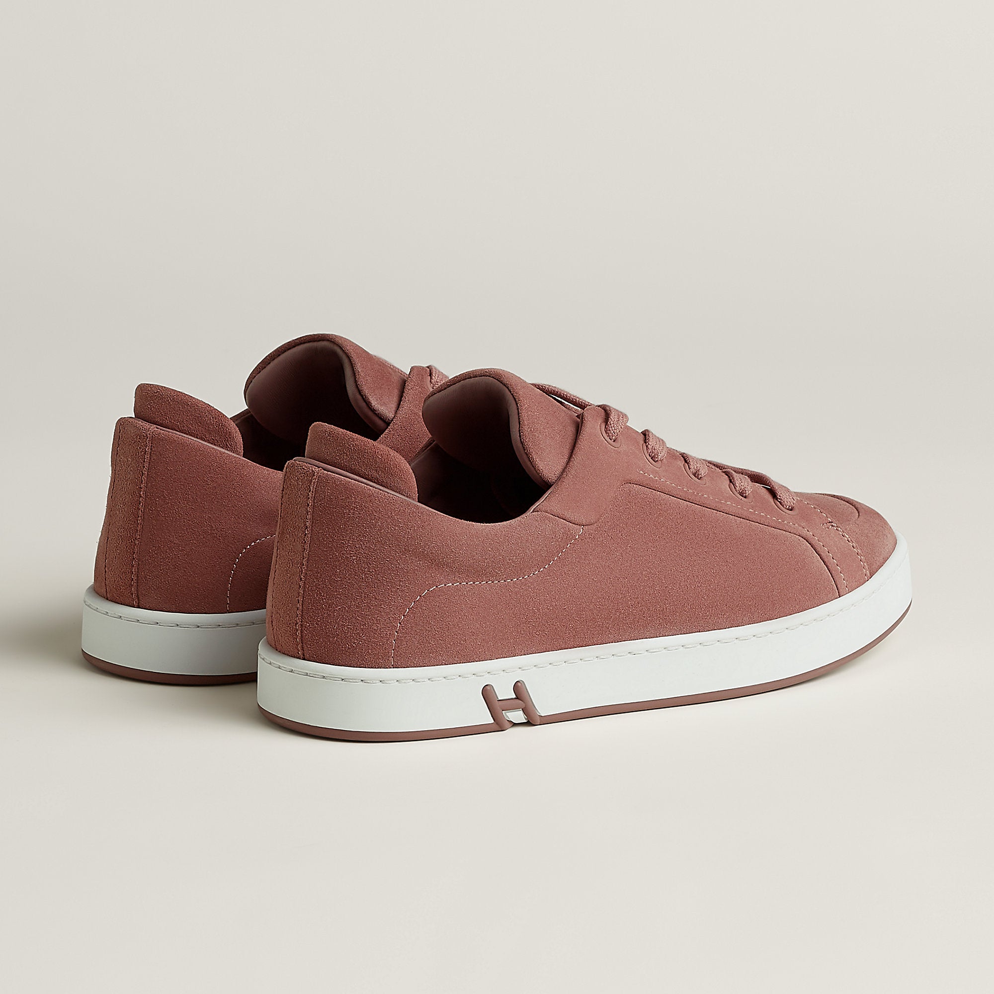  Hermes Kid Sneaker Rose Antique