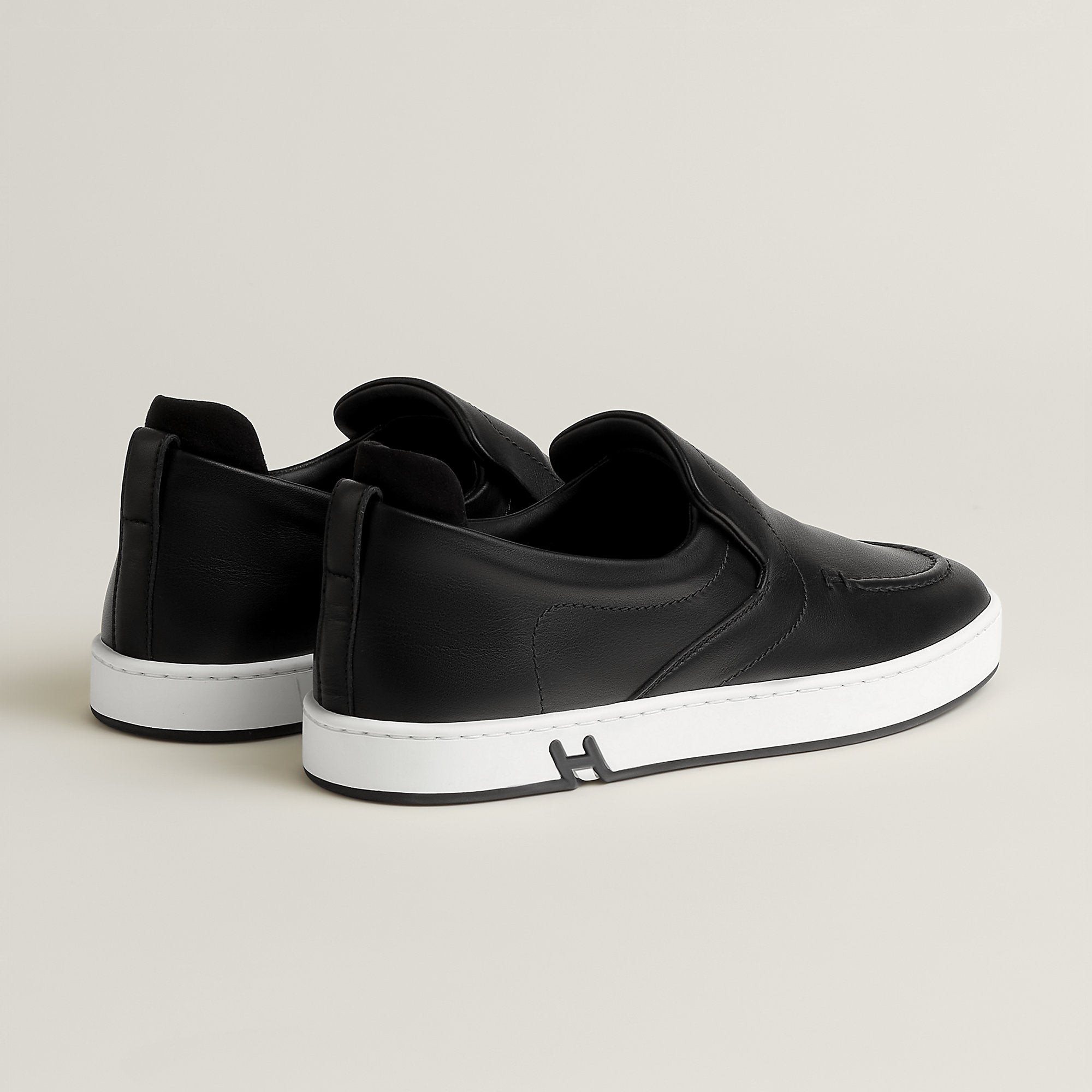  Hermes Kiddy Slip On Sneaker Noir