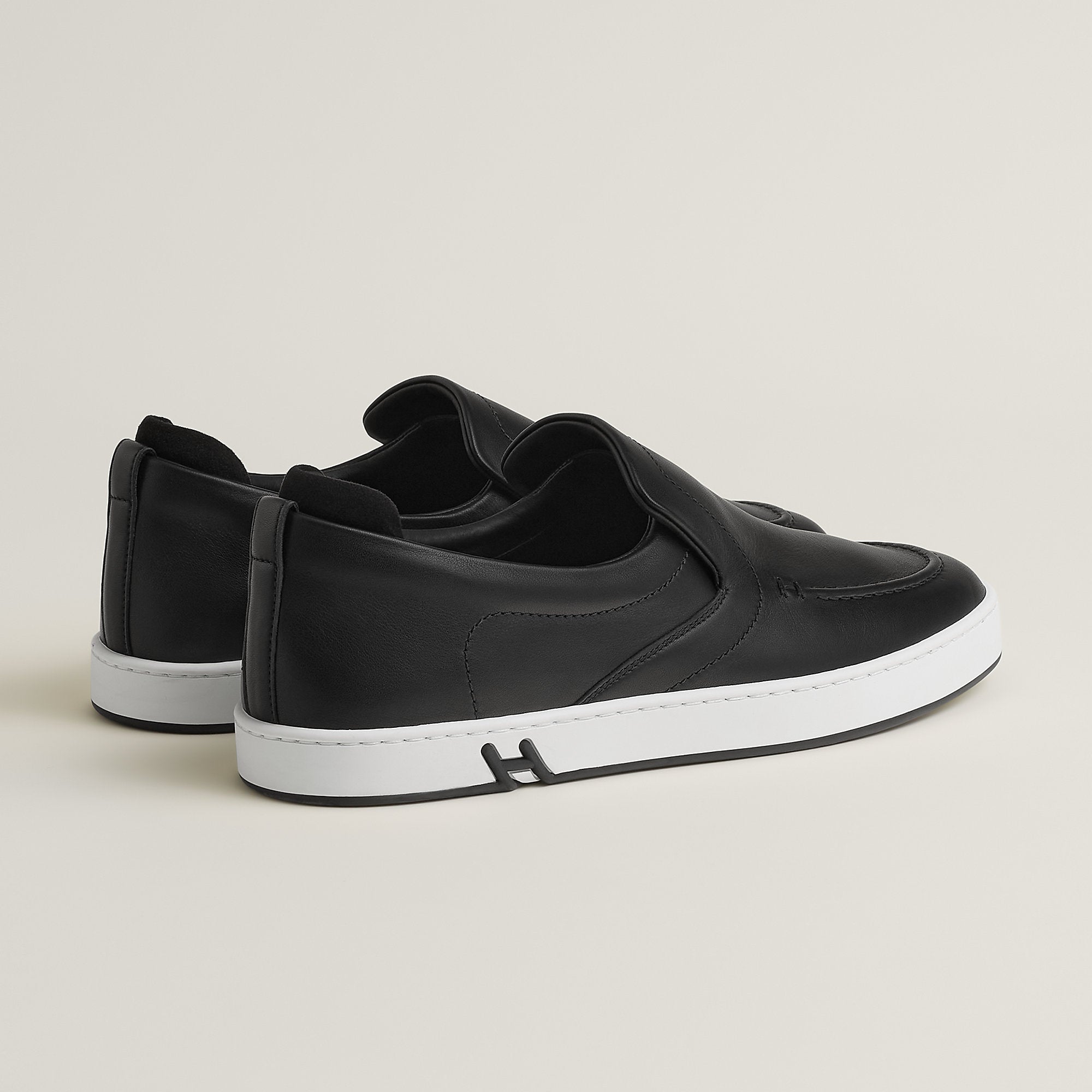  Hermes Kiddy Slip On Sneaker Noir