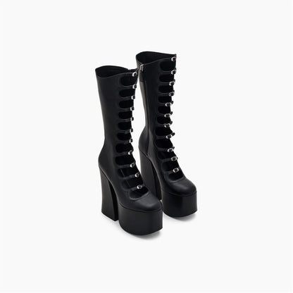  Kiki Knee-High Boots Black