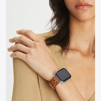 Tory Burch Kira Band for Apple Watch LUGGAGE
