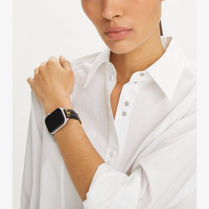 Tory Burch Kira Band for Apple Watch BLACK