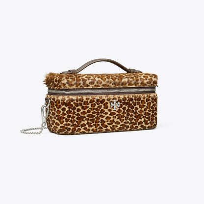 Tory Burch Kira Calf Hair Vanity Case Multi