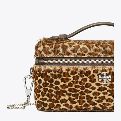 Tory Burch Kira Calf Hair Vanity Case Multi