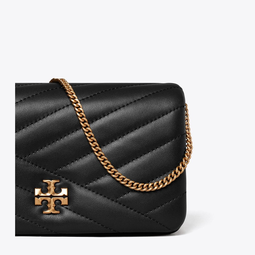 Tory Burch Kira Chevron Crossbody Black