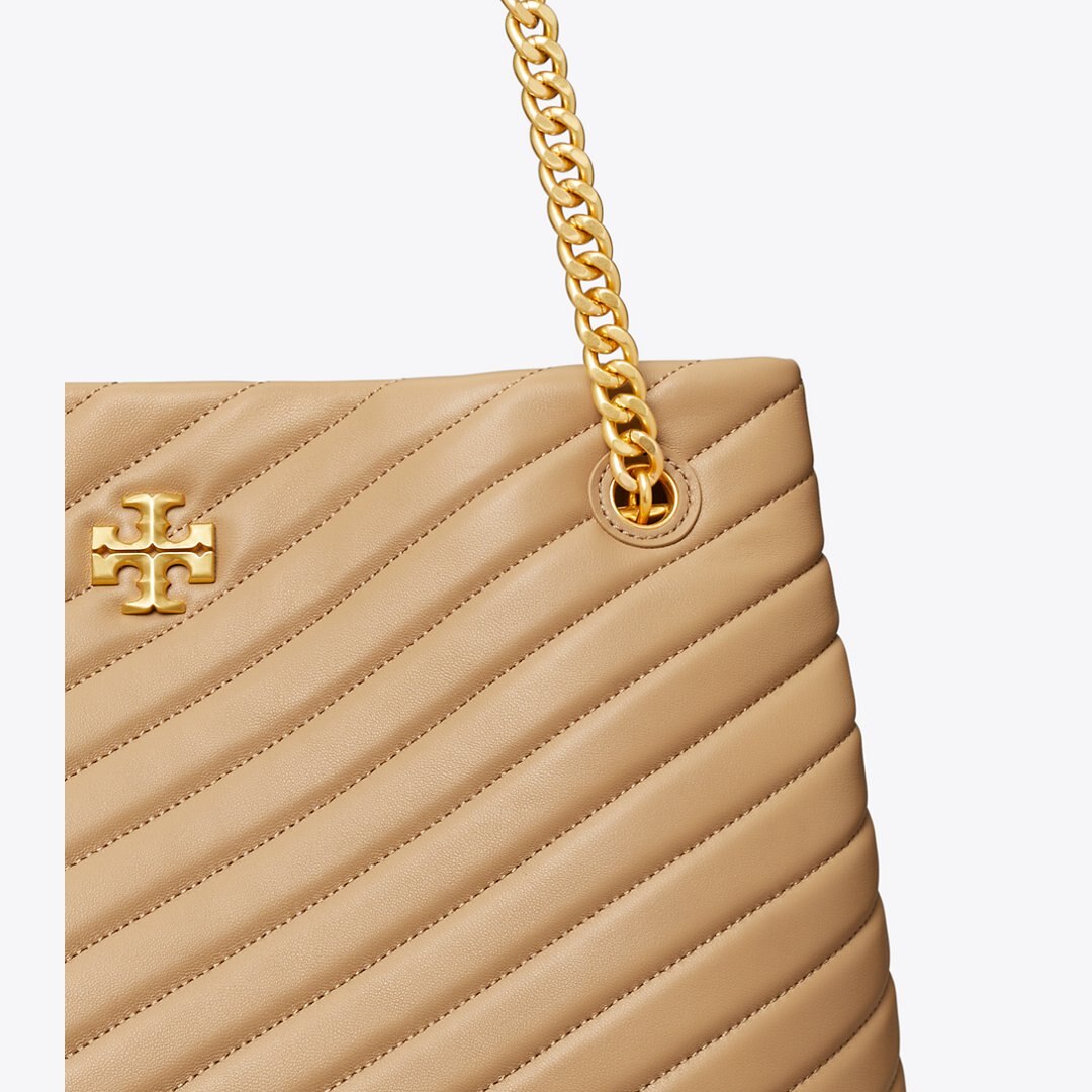Tory Burch Kira Chevron Tote Desert Dune