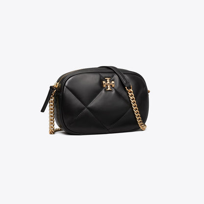 Tory Burch Kira Diamond Quilt Camera Bag Black