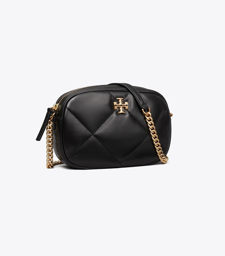 Kira Diamond Quilt Camera Bag Black Black