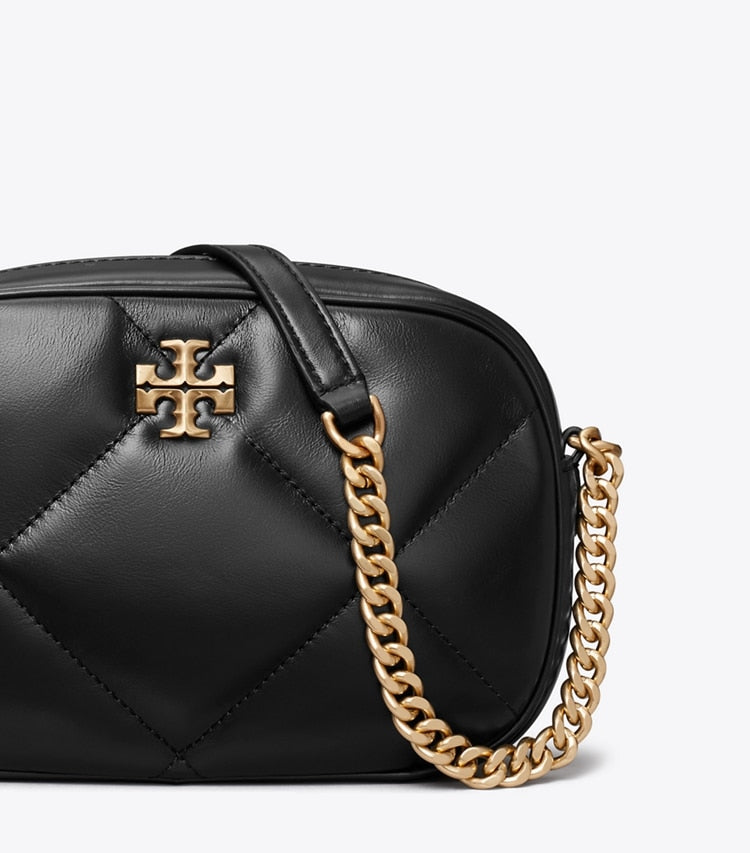Kira Diamond Quilt Camera Bag Black Black