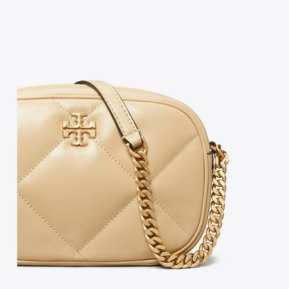 Tory Burch Kira Diamond Quilt Camera Bag Vanilla Soft Serve