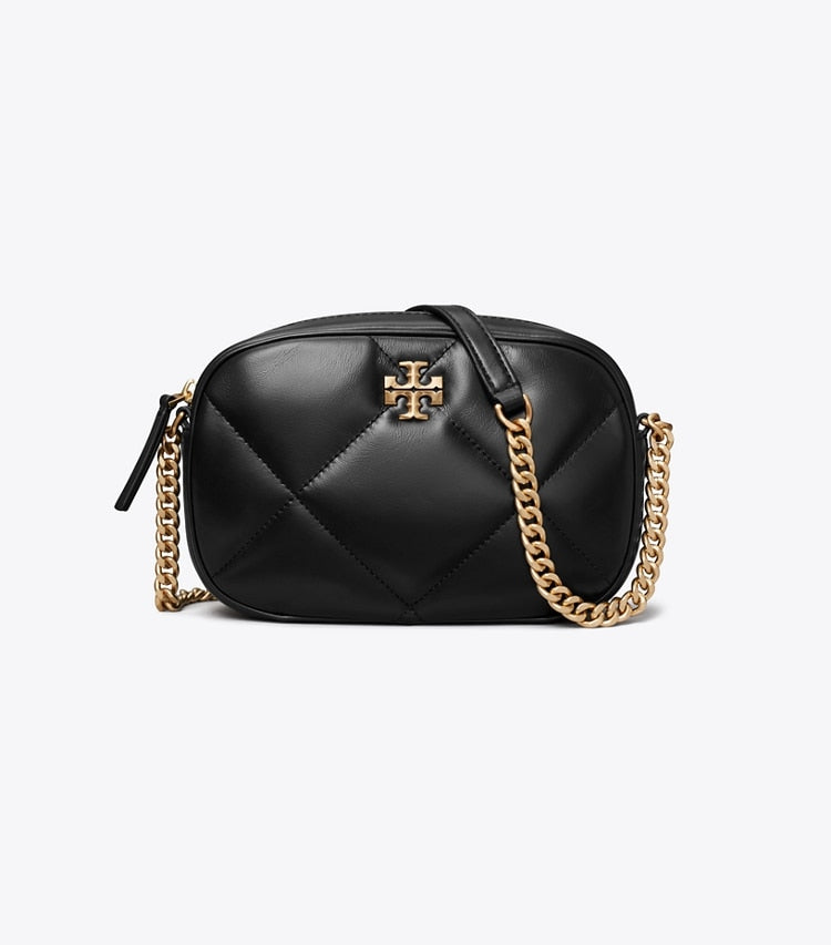 Kira Diamond Quilt Camera Bag Black Black