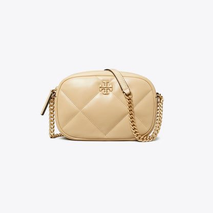 Tory Burch Kira Diamond Quilt Camera Bag Vanilla Soft Serve