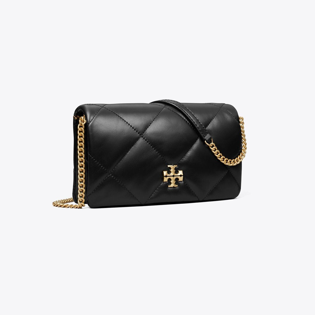 Tory Burch Kira Diamond Quilt Crossbody Black