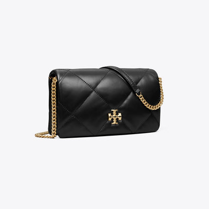Tory Burch Kira Diamond Quilt Crossbody Black