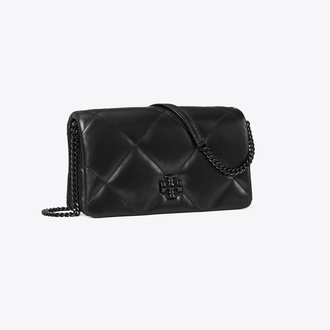Tory Burch Kira Diamond Quilt Crossbody Black