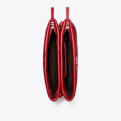 Tory Burch Kira Diamond Quilt Crossbody Bag Red