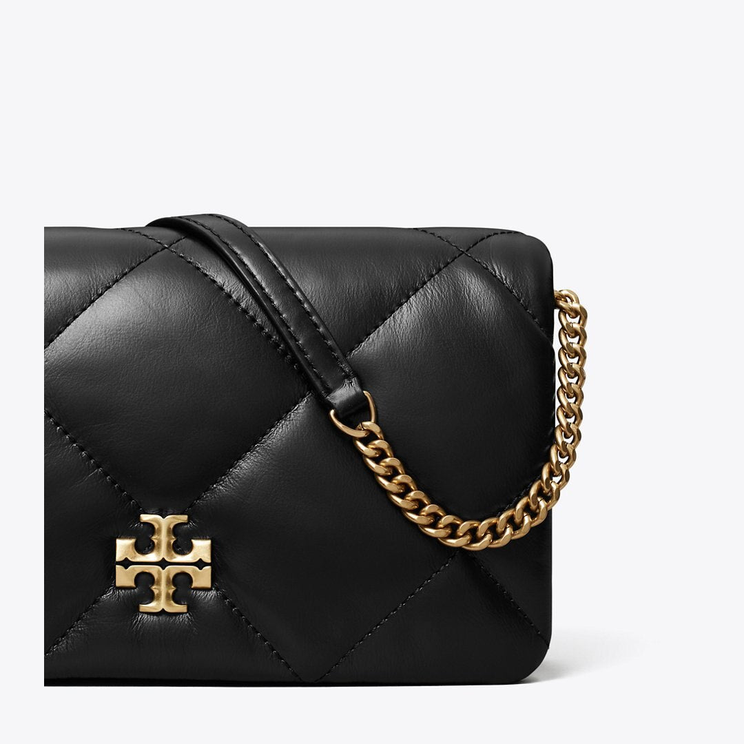 Tory Burch Kira Diamond Quilt Crossbody Black