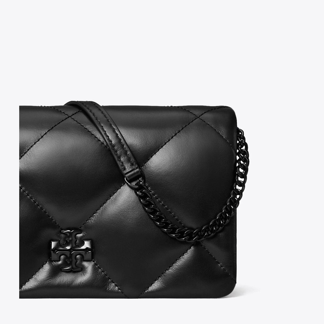 Tory Burch Kira Diamond Quilt Crossbody Black