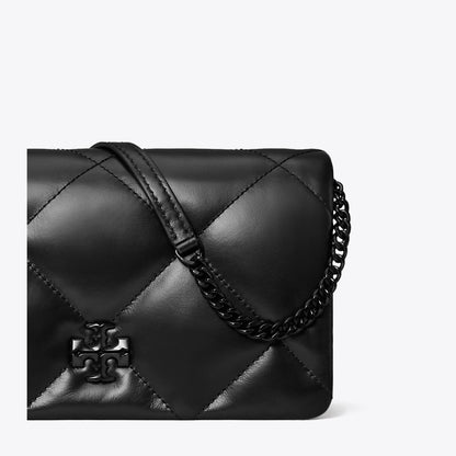 Tory Burch Kira Diamond Quilt Crossbody Black