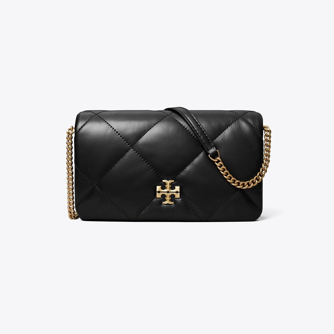 Tory Burch Kira Diamond Quilt Crossbody Black