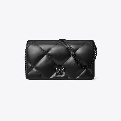 Tory Burch Kira Diamond Quilt Crossbody Black