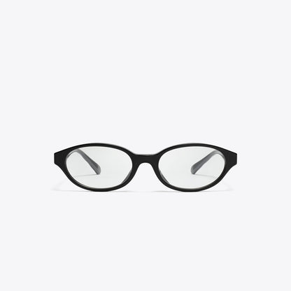 Tory Burch Kira Oval Eyeglasses BLACK