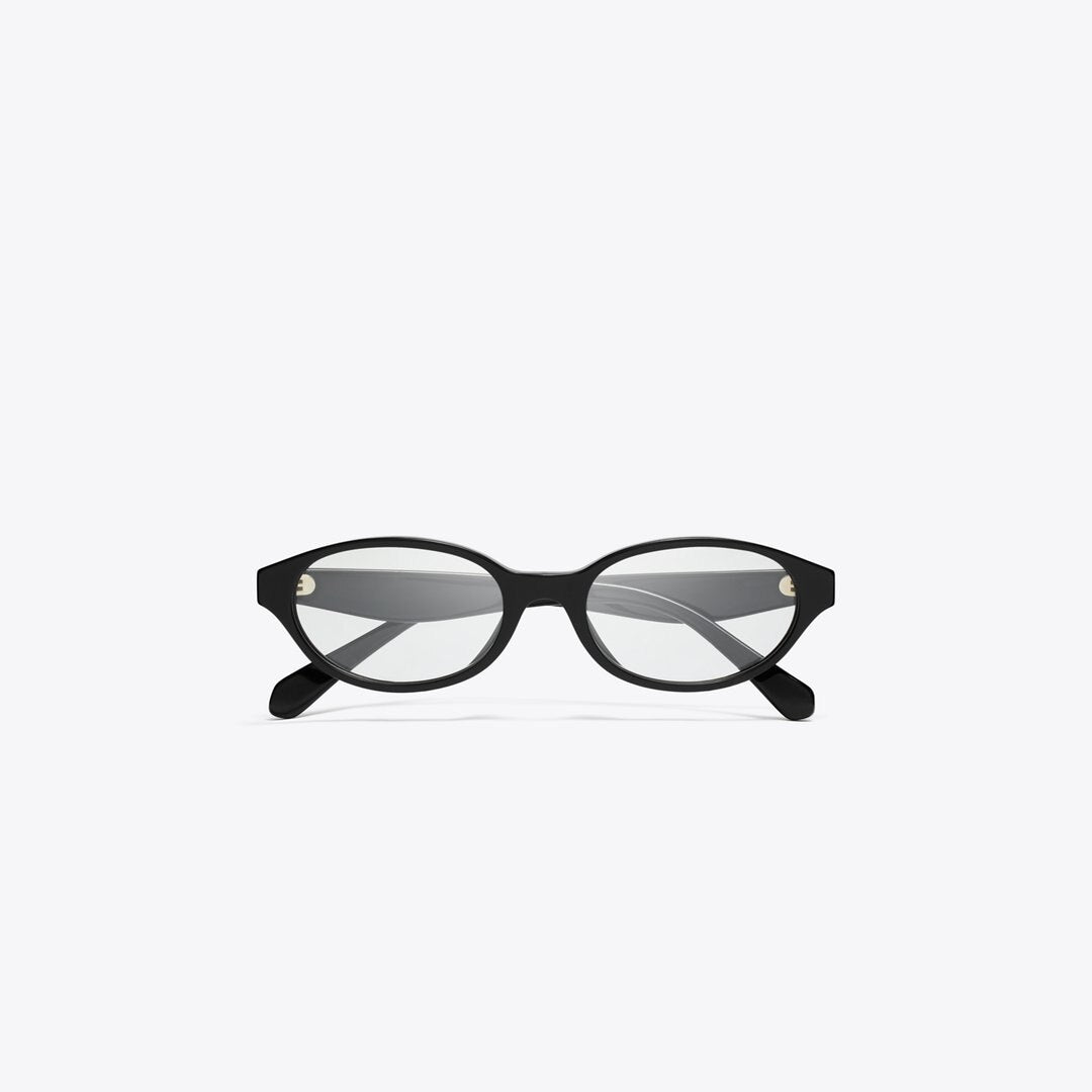 Tory Burch Kira Oval Eyeglasses BLACK