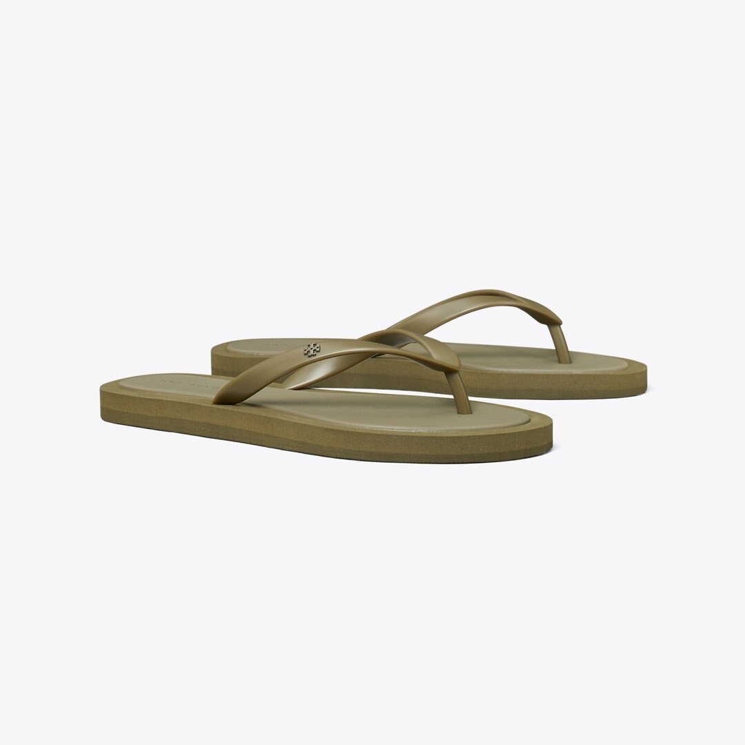 Tory Burch Kira Padded Flip-Flop WILD OLIVE / WILD OLIVE