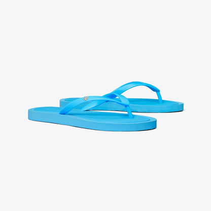 Tory Burch Kira Padded Flip-Flop CAVE BLUE / SILVER