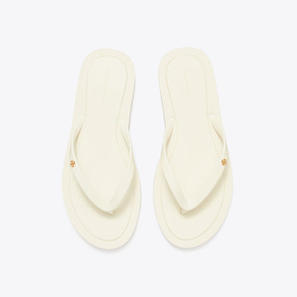 Tory Burch Kira Padded Flip-Flop NEW IVORY / GOLD