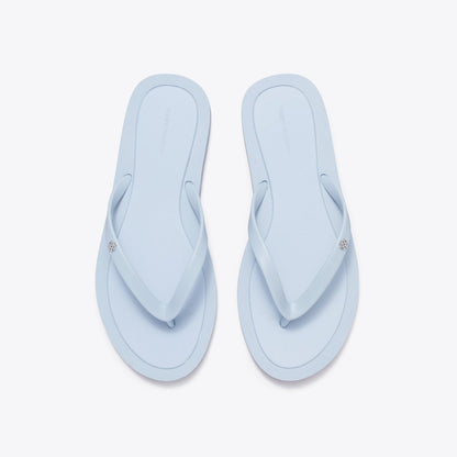 Tory Burch Kira Padded Flip-Flop ARIA BLUE / SILVER
