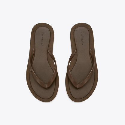 Tory Burch Kira Padded Flip-Flop DARK COCOA / DARK COCOA