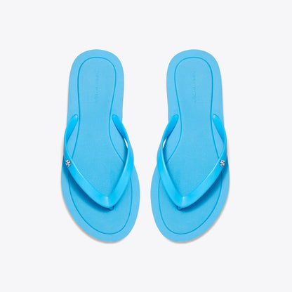 Tory Burch Kira Padded Flip-Flop CAVE BLUE / SILVER