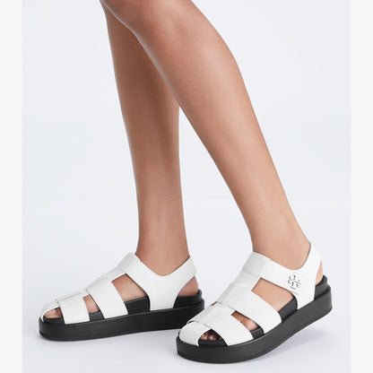 Tory Burch Kira Sport Fisherman Sandal WHITE