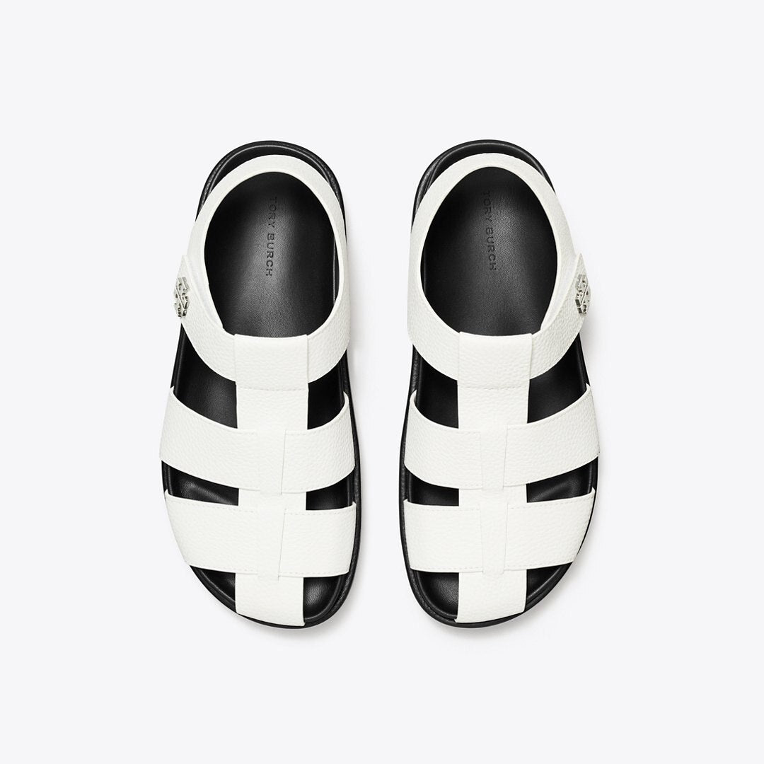 Tory Burch Kira Sport Fisherman Sandal WHITE