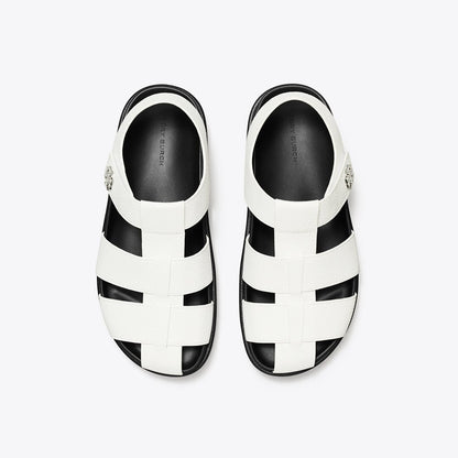 Tory Burch Kira Sport Fisherman Sandal WHITE
