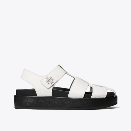 Tory Burch Kira Sport Fisherman Sandal WHITE