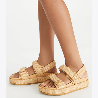 Tory Burch Kira Sport Sandal HAVANA SAND