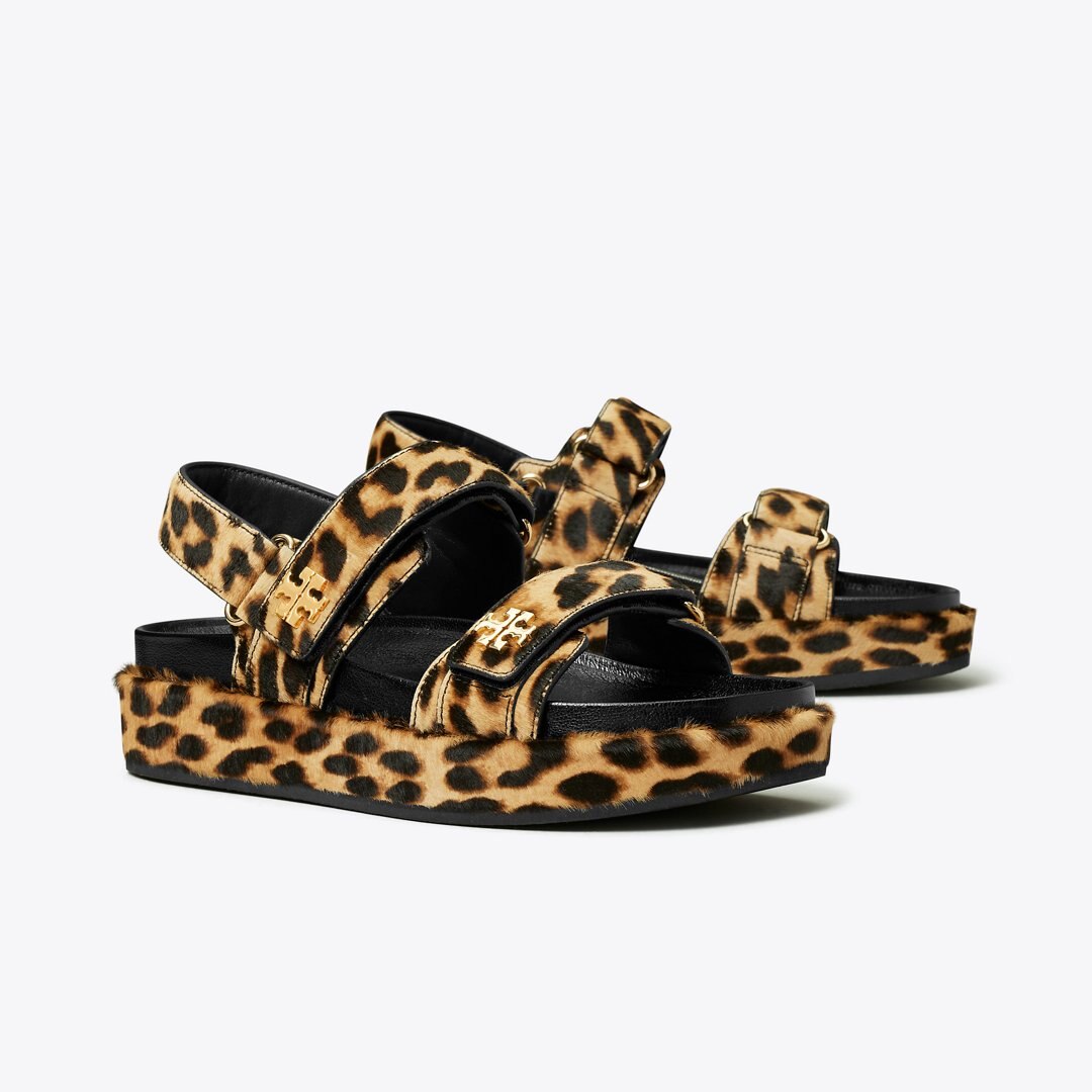 Tory Burch Kira Sport Sandal CLASSIC LEOPARD