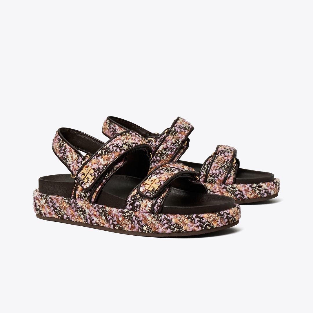 Tory Burch Kira Sport Sandal ROSA MULTI / COCOA