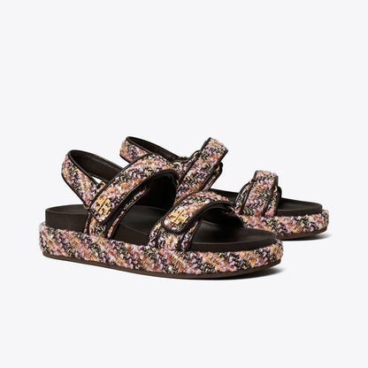 Tory Burch Kira Sport Sandal ROSA MULTI / COCOA