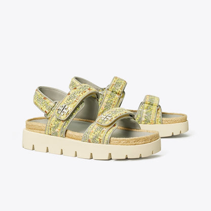 Tory Burch Kira Sport Sandal YELLOW MULTI / LOUTRE GRAY