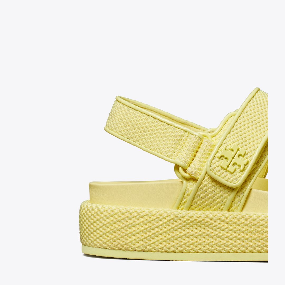 Tory Burch Kira Sport Sandal LEMON MIST / NEW IVORY