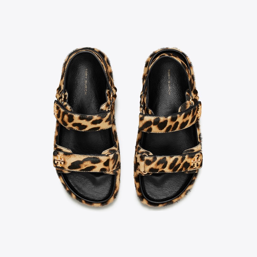 Tory Burch Kira Sport Sandal CLASSIC LEOPARD