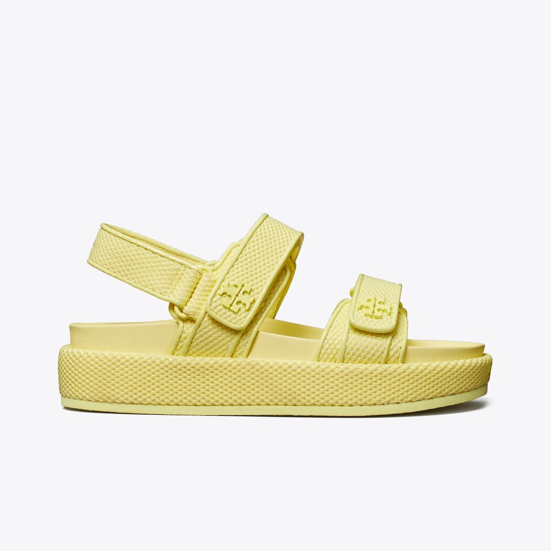 Tory Burch Kira Sport Sandal LEMON MIST / NEW IVORY