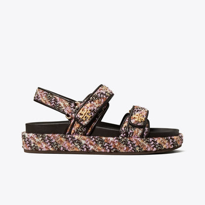Tory Burch Kira Sport Sandal ROSA MULTI / COCOA