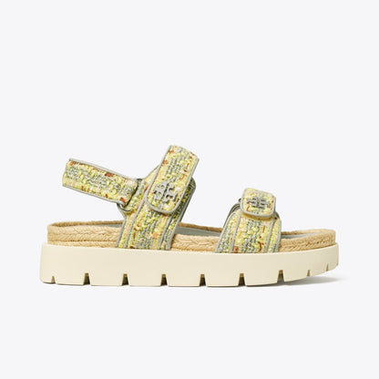 Tory Burch Kira Sport Sandal YELLOW MULTI / LOUTRE GRAY