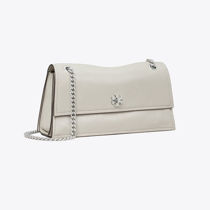 Tory Burch Kira Turnlock Shoulder Bag Dove Gray